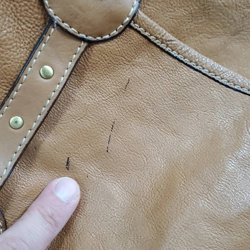Storksak Elizabeth Leather Diaper Bag